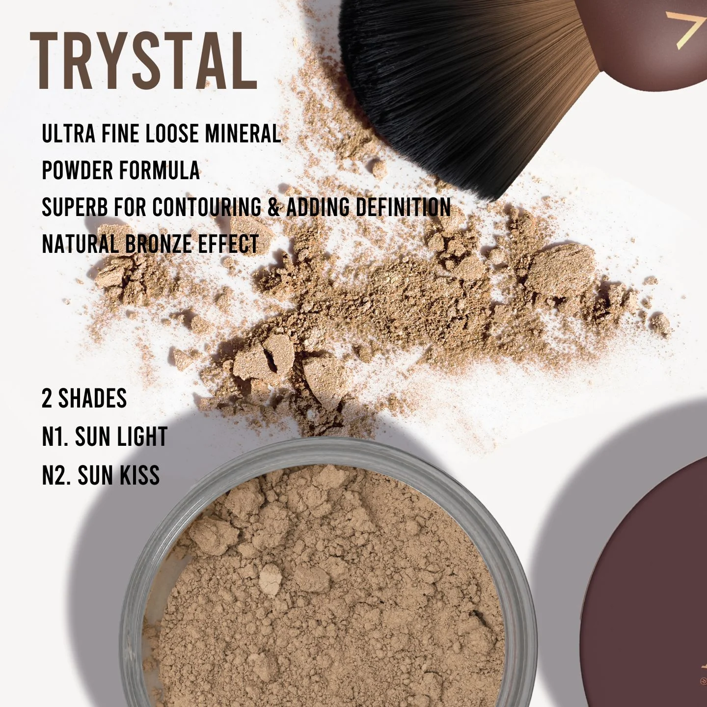 THE TRYSTAL, LOOSE BRONZING MINERALS No.2 SUN KISS - Image 10