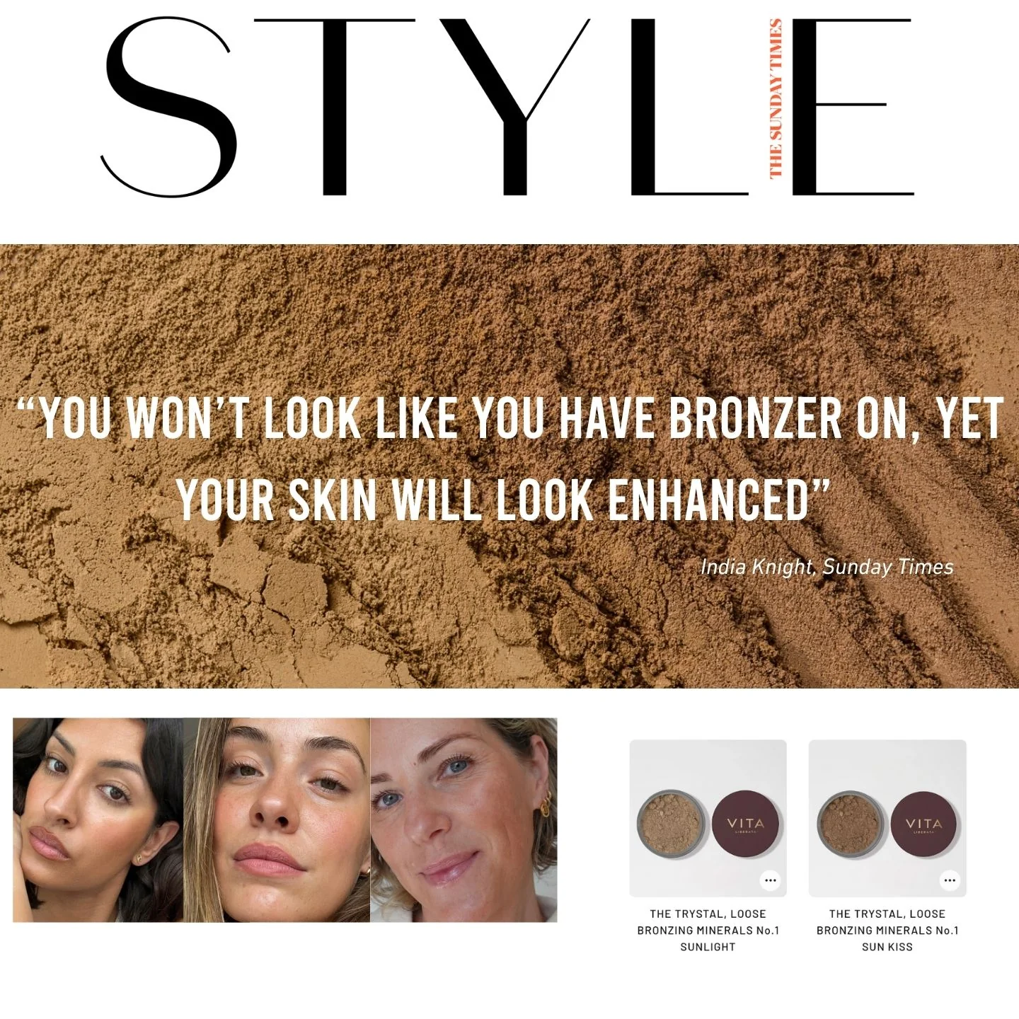 THE TRYSTAL, LOOSE BRONZING MINERALS No.2 SUN KISS - Image 4