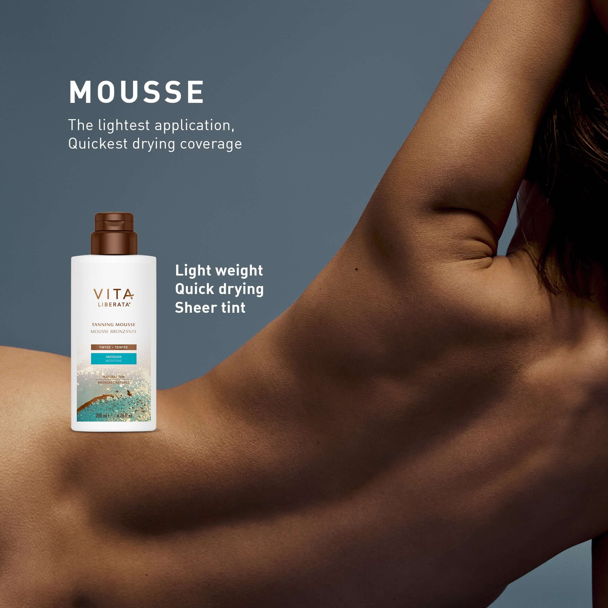 TINTED TANNING MOUSSE DARK - Image 2
